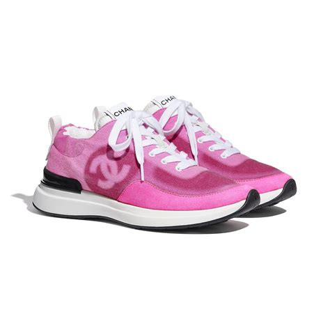 chanel sneaker pink|pink chanel trainers.